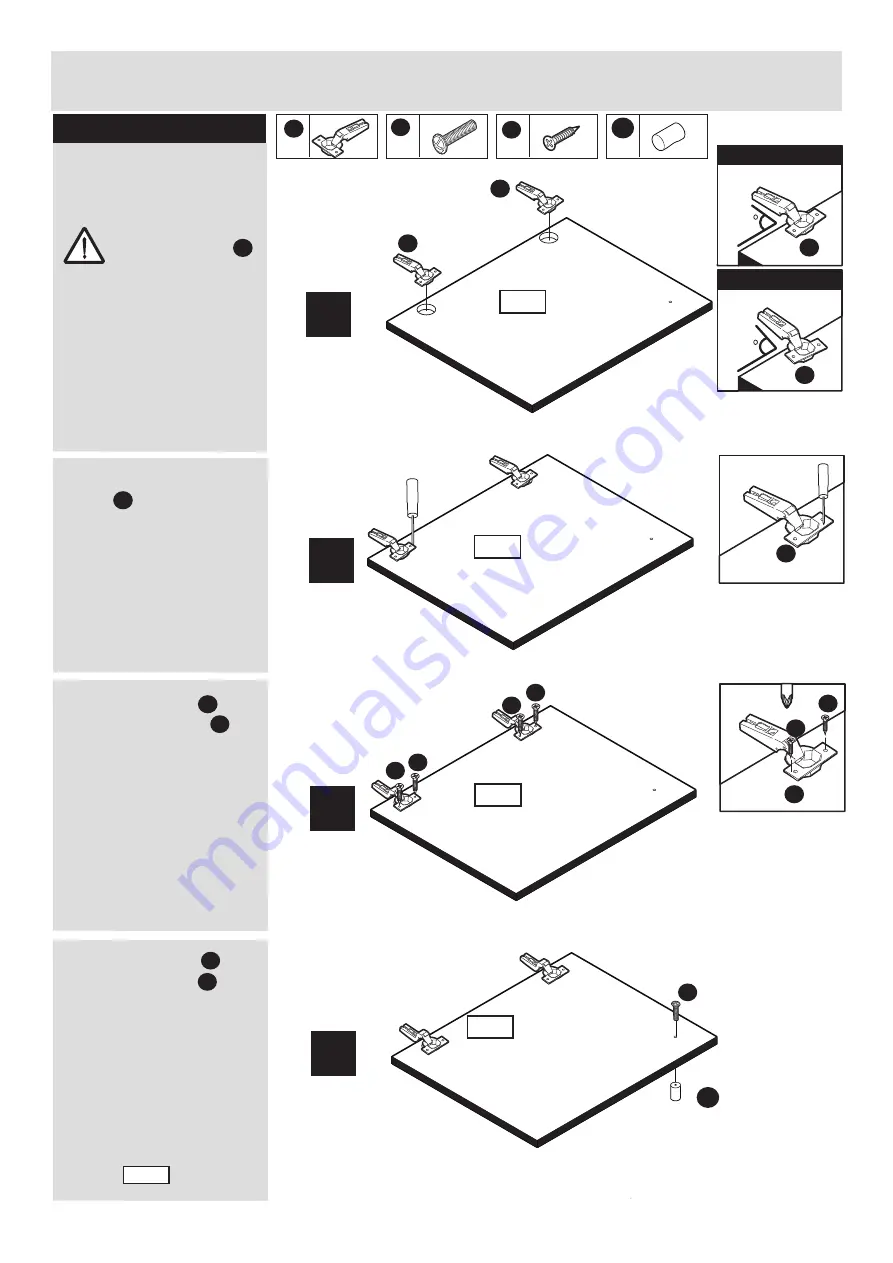 J D Williams 3 Door 3 Drawer Display 042 7165 Series Assembly Instructions Manual Download Page 11