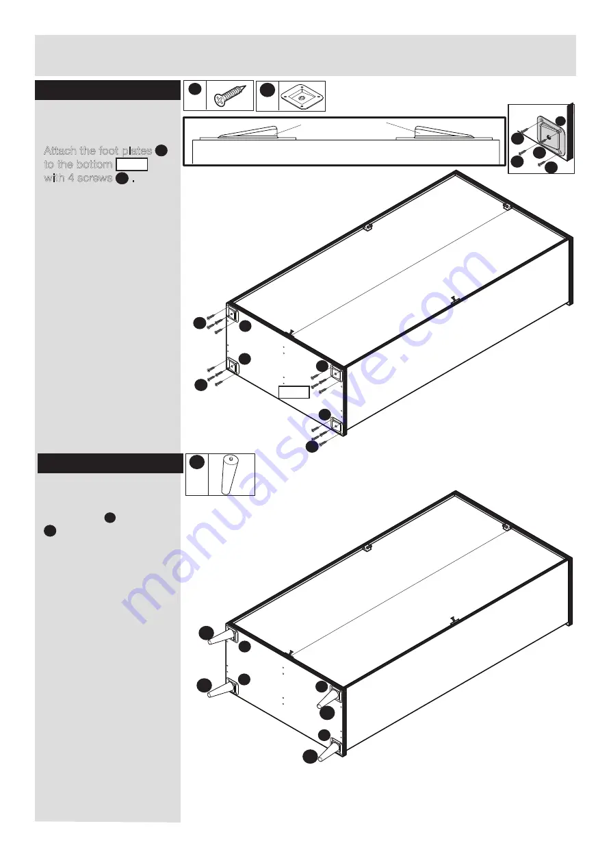 J D Williams 3 Door 3 Drawer Display 042 7165 Series Скачать руководство пользователя страница 16