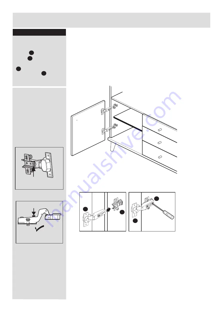 J D Williams 3 Door 3 Drawer Display 042 7165 Series Скачать руководство пользователя страница 18