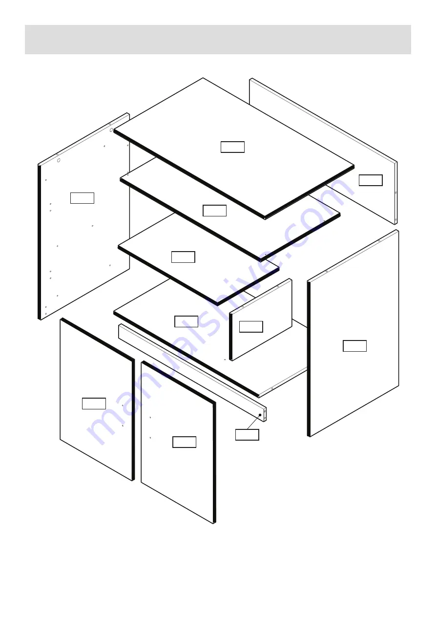 J D Williams Langley Hideaway desk Скачать руководство пользователя страница 5