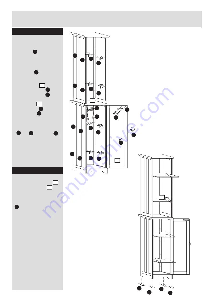 J D Williams New England TallBoy Assembly Instructions Manual Download Page 7