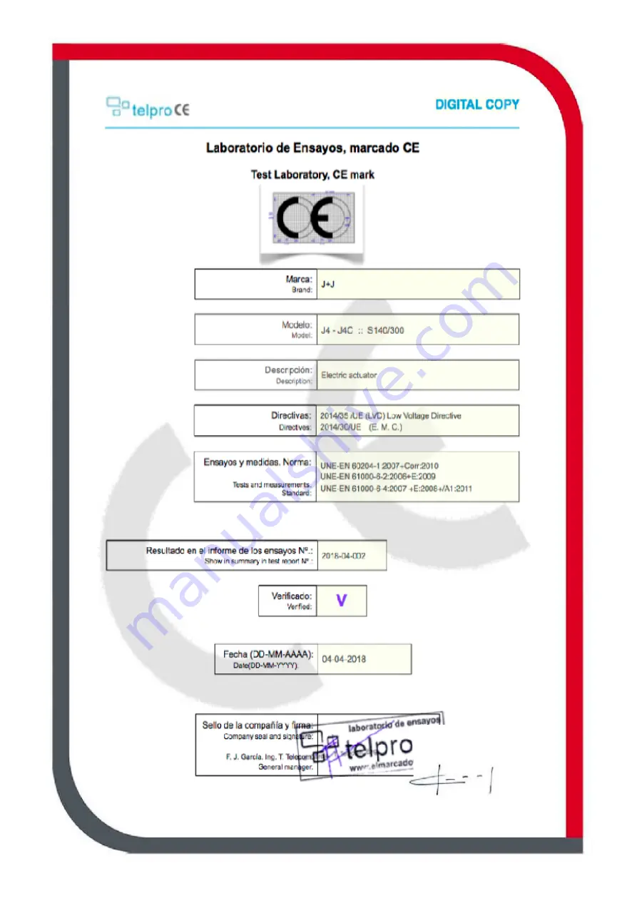 J+J J4C B140 Handbook Download Page 85