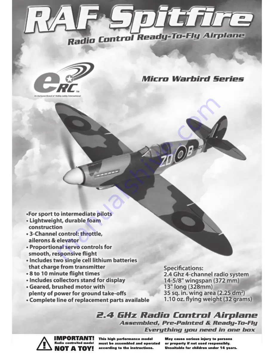 J. Perkins raf spitfire User Manual Download Page 1