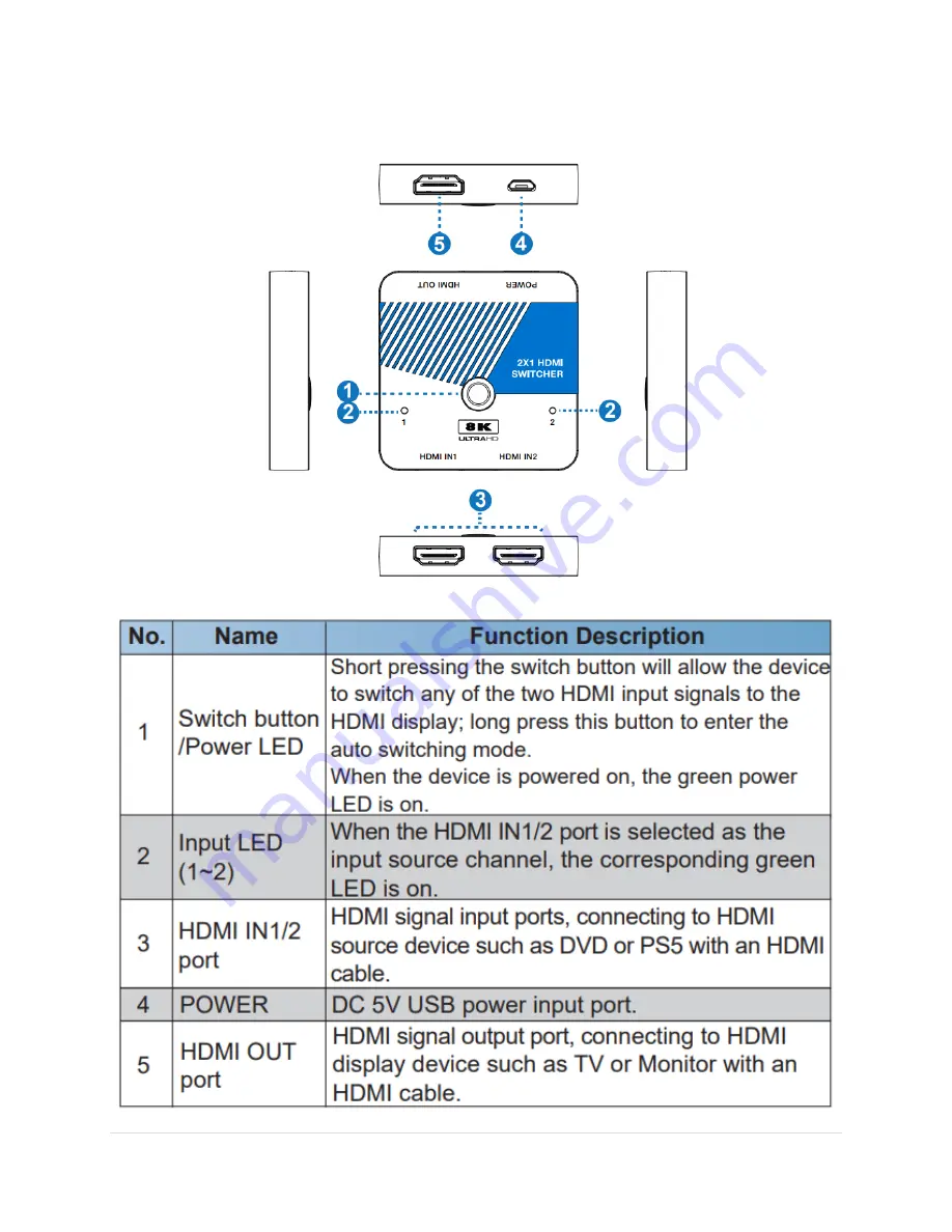 J-Tech Digital JTD-2935 User Manual Download Page 5