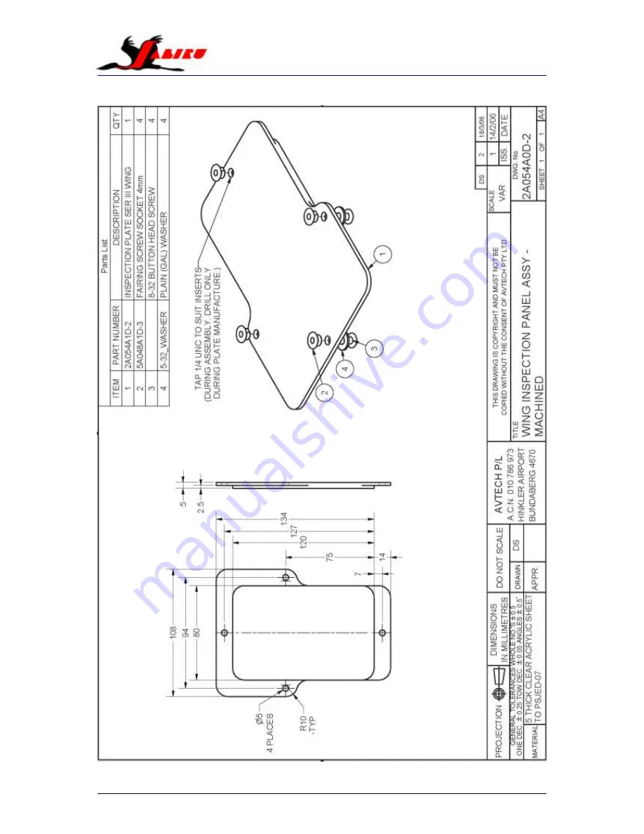 Jabiru J450 Constructors Manual Download Page 167