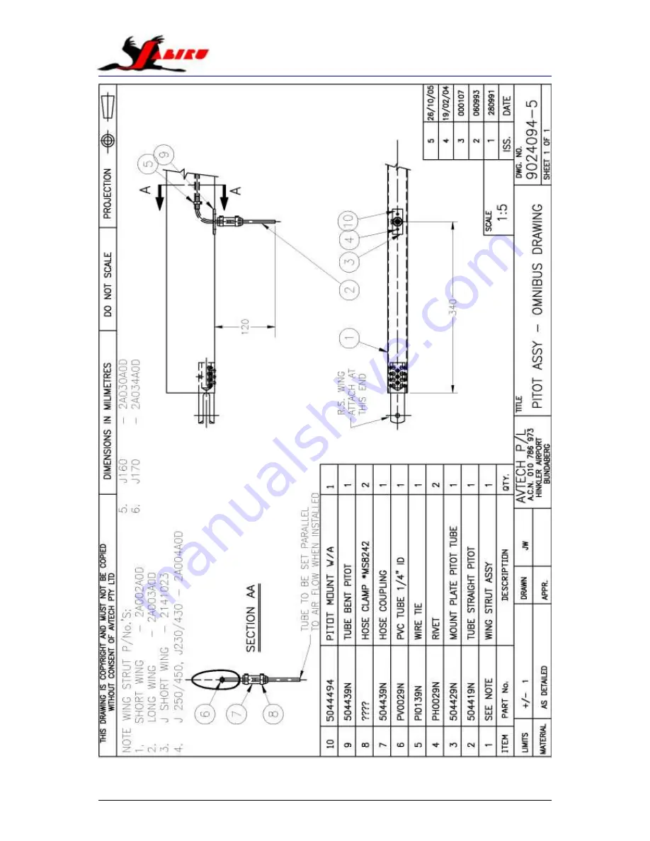 Jabiru J450 Constructors Manual Download Page 187