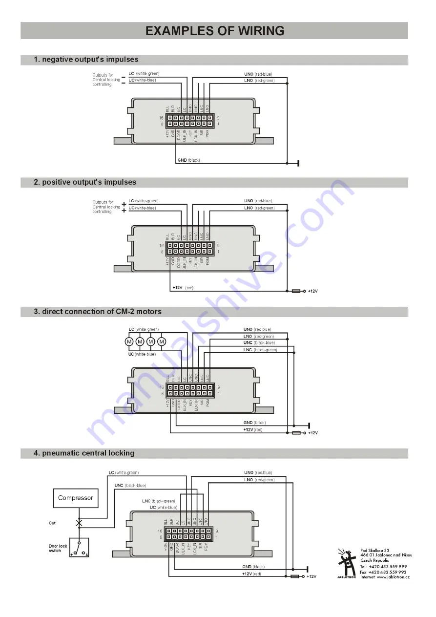 jablotron CL-305 Click Скачать руководство пользователя страница 2