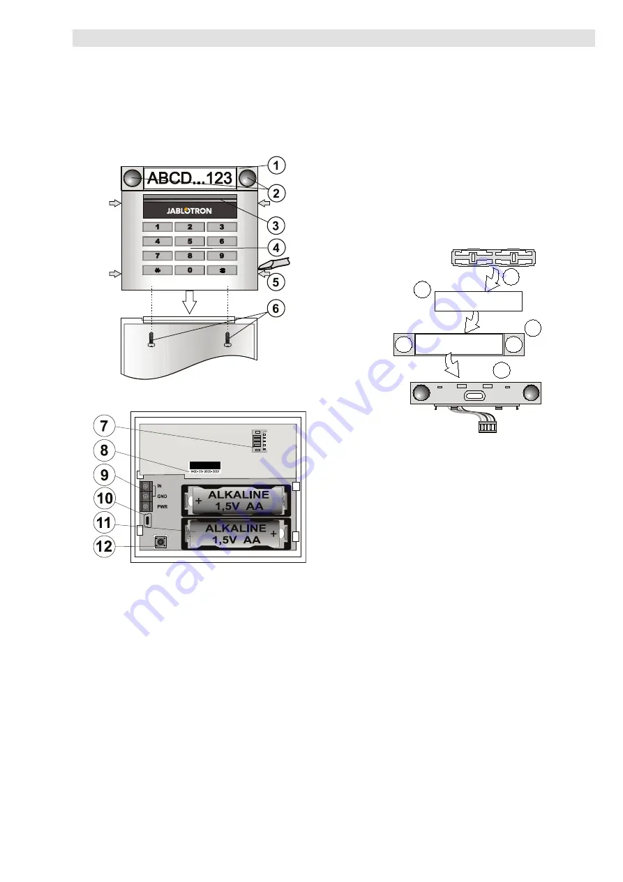 jablotron JA-153E Manual Download Page 1