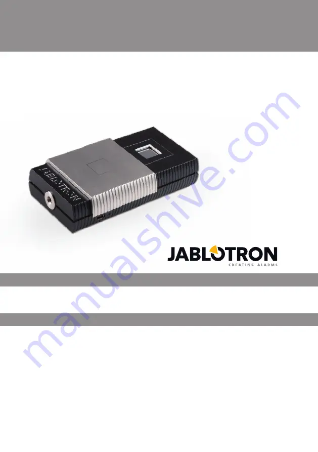 jablotron MX-10 BASIC SET Quick Start Manual Download Page 1