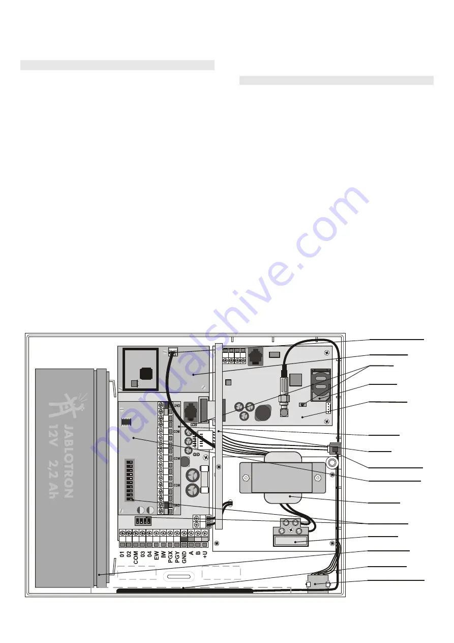 jablotron OASiS JA-82KRC Installation Manual Download Page 3