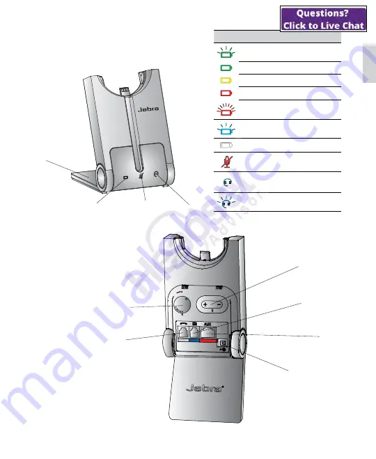 Jabra WHB003BS Quick Start Manual Download Page 5