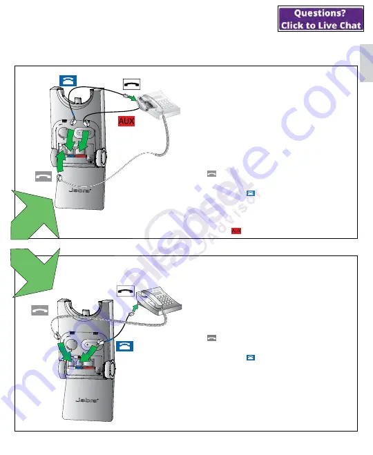 Jabra WHB003BS Quick Start Manual Download Page 9