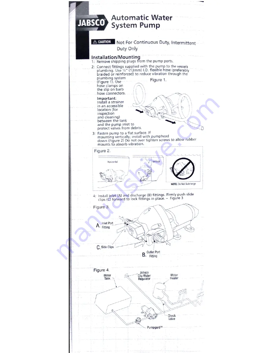 JABSCO 31295 Series Manual Download Page 2