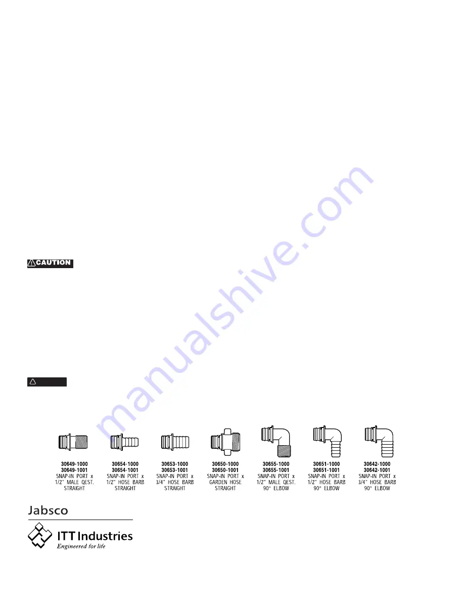 JABSCO 31595-009 Manual Download Page 4