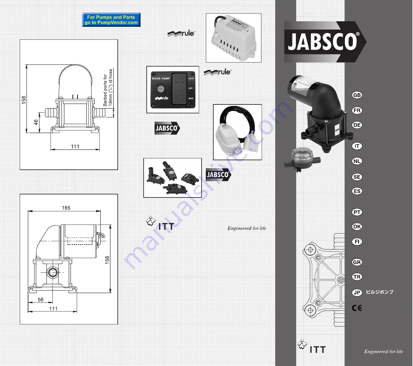 JABSCO 37202-2 Quick Start Manual Download Page 1