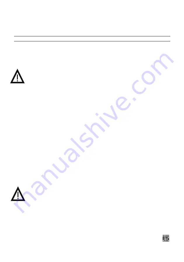 JAC Chute User Instruction Download Page 43