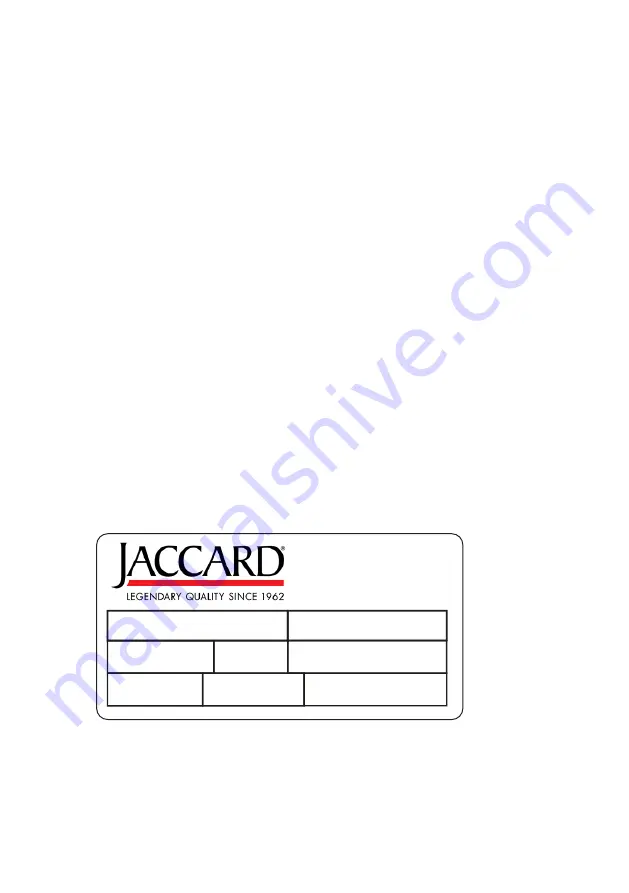 Jaccard J350G Manual Download Page 7