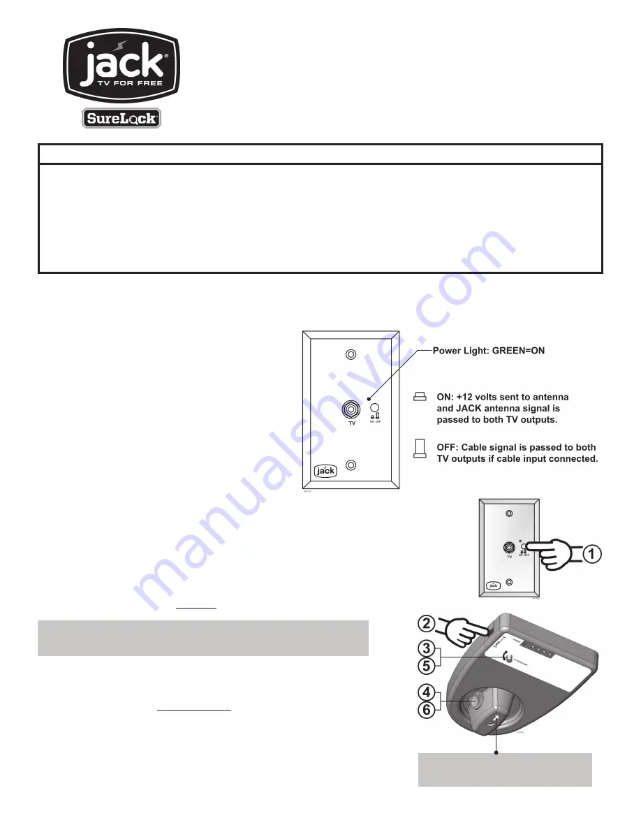 Jack OA8200 User Manual Download Page 1