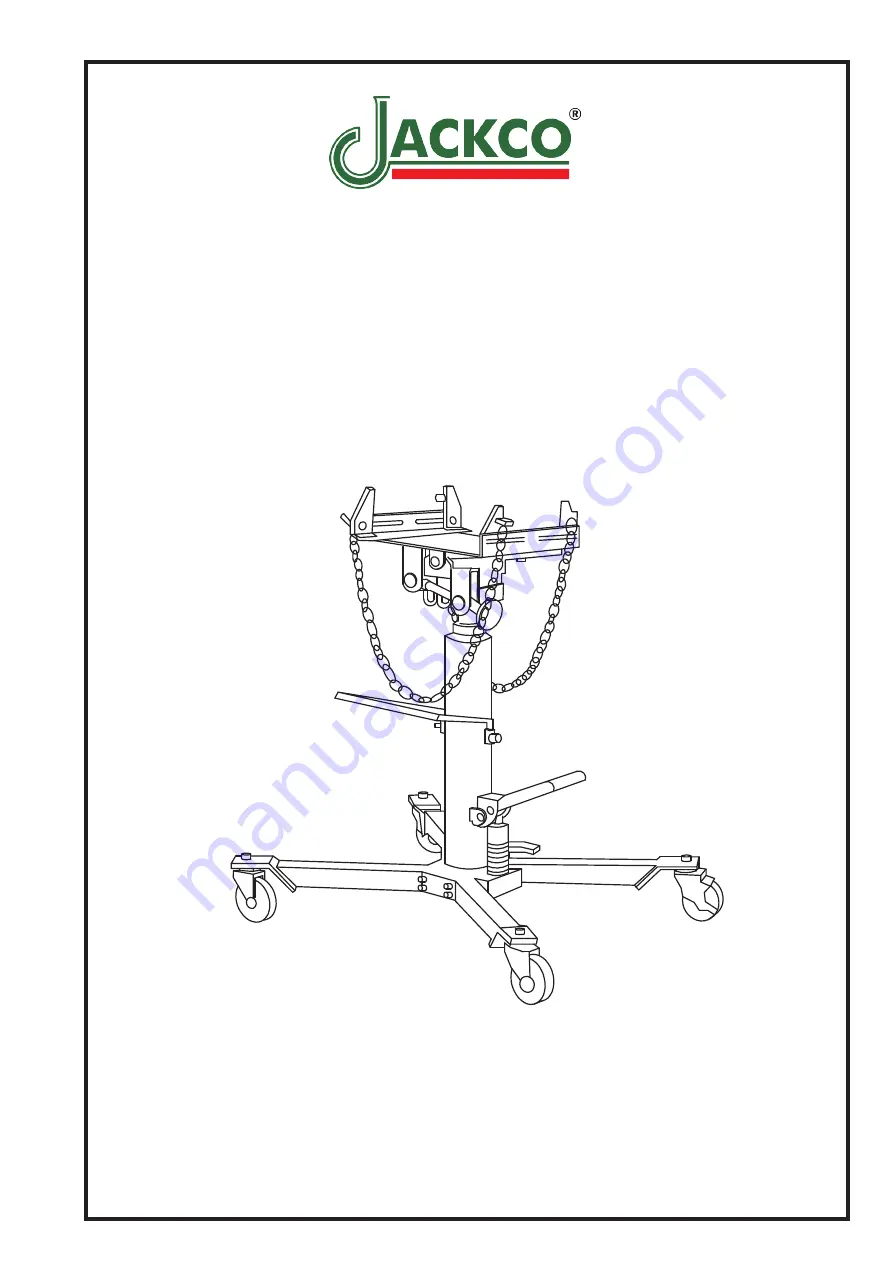 Jackco 766B User Manual Download Page 1