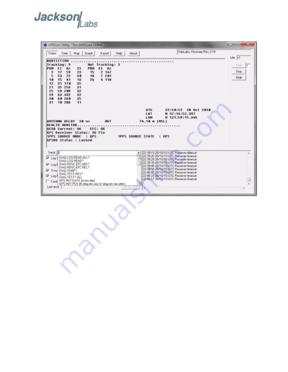 Jackson Labs FireFly-1A GPSDO User Manual Download Page 39