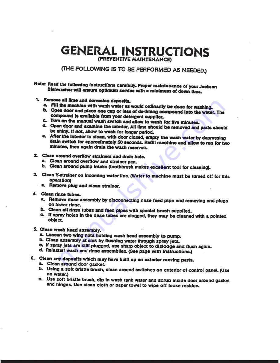 Jackson 24 F Installation, Operation And Service Manual Download Page 9