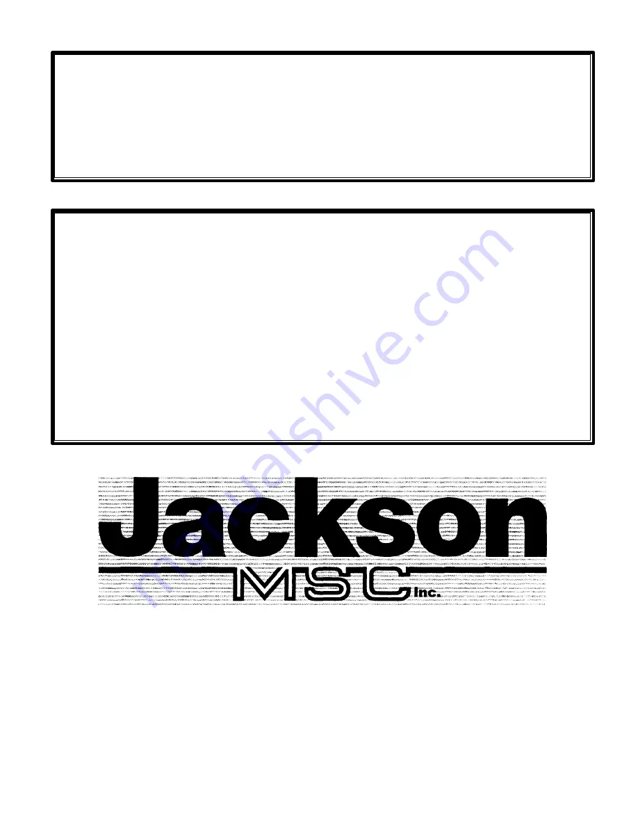 Jackson 24P-NSU Service Manual Download Page 1