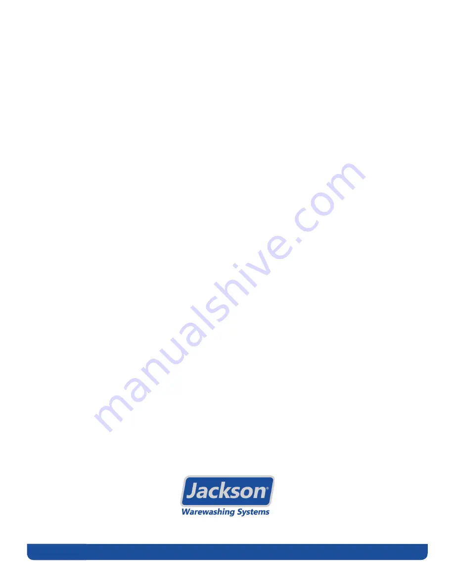 Jackson crew series Installation, Operation And Service Manual Download Page 94