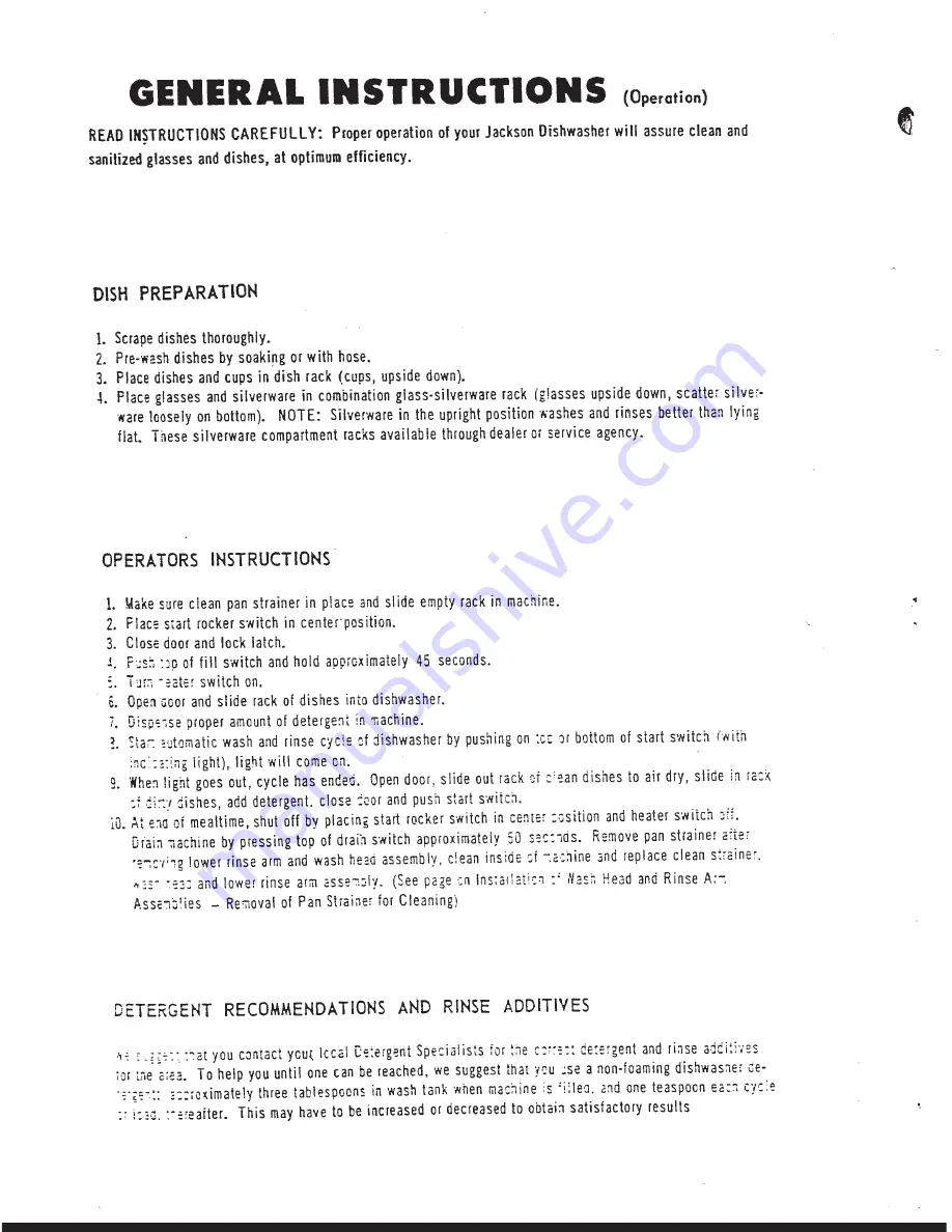 Jackson JV-24 B-BF Operating And Maintenance Manual Download Page 6