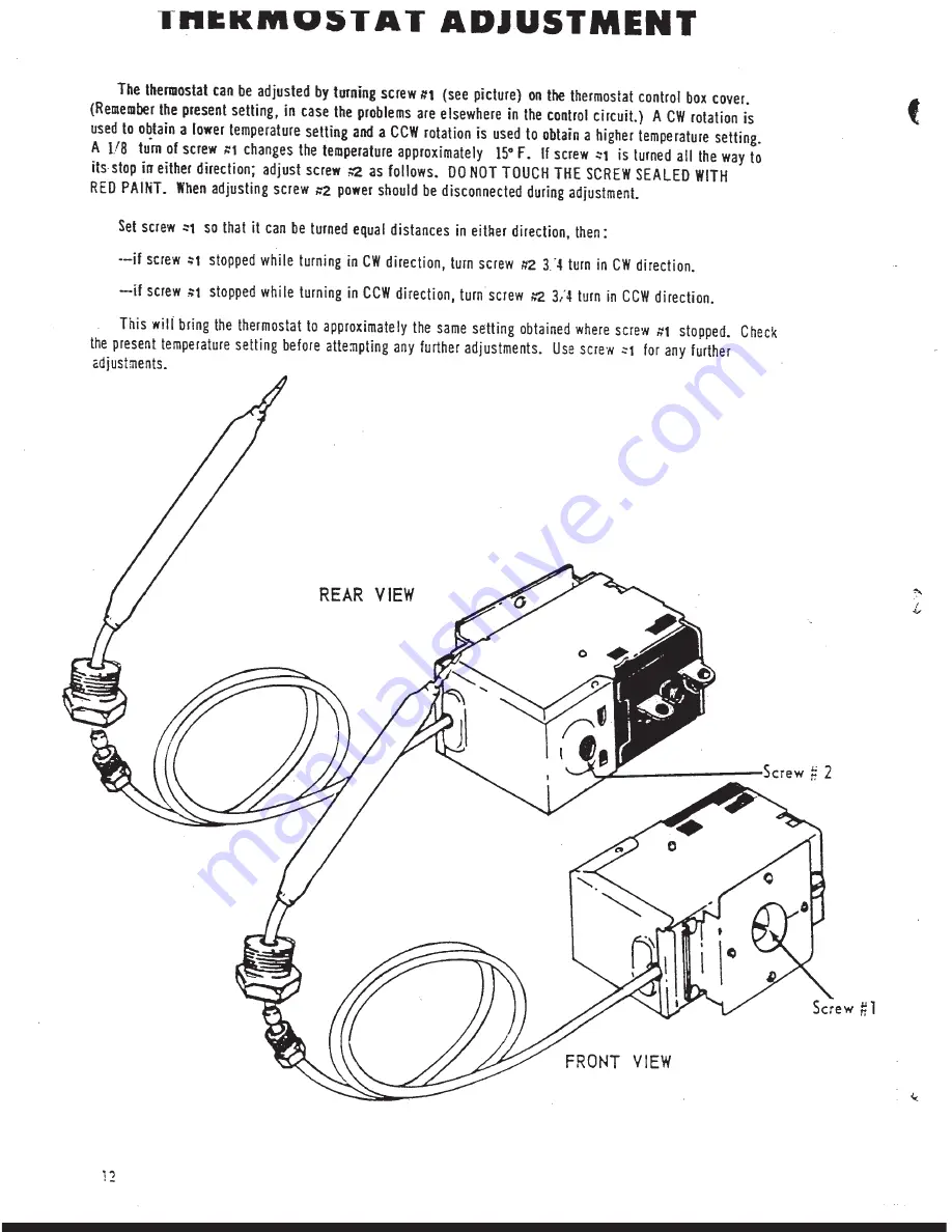 Jackson JV-24 B-BF Operating And Maintenance Manual Download Page 12