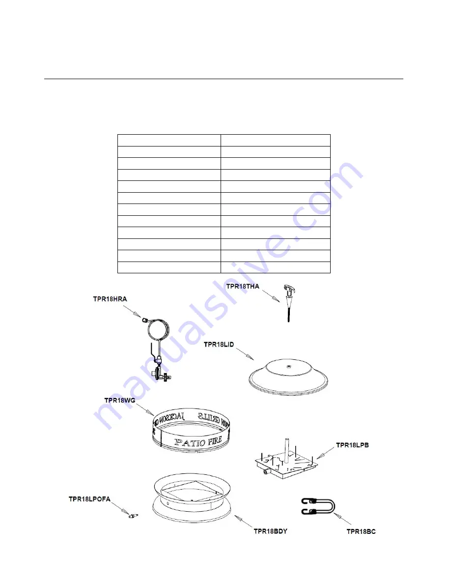 Jackson PATIO FIRE Instructions Manual Download Page 12