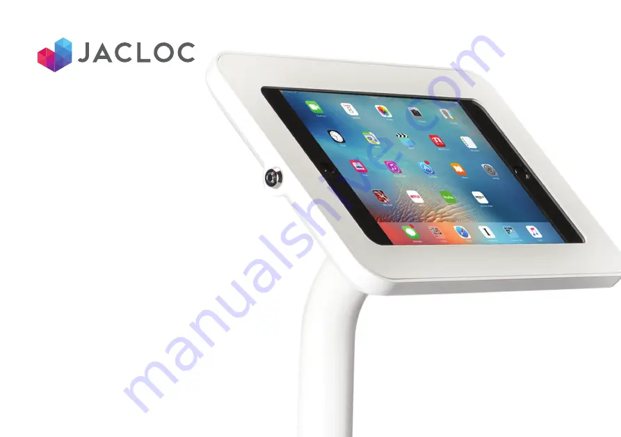 JACLOC WALL KIOSK LPS-90-W Install Manual Download Page 1