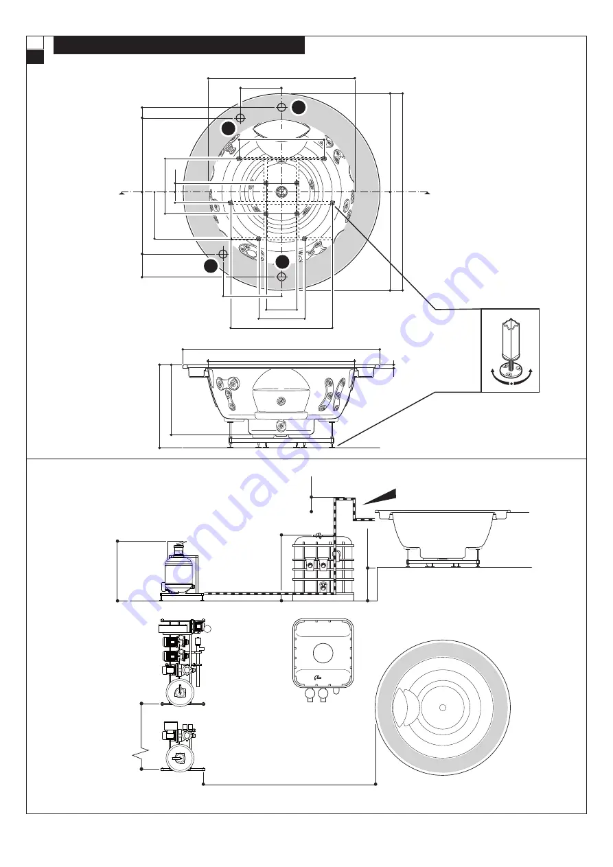 Jacuzzi alimia Installation Drawings Download Page 14