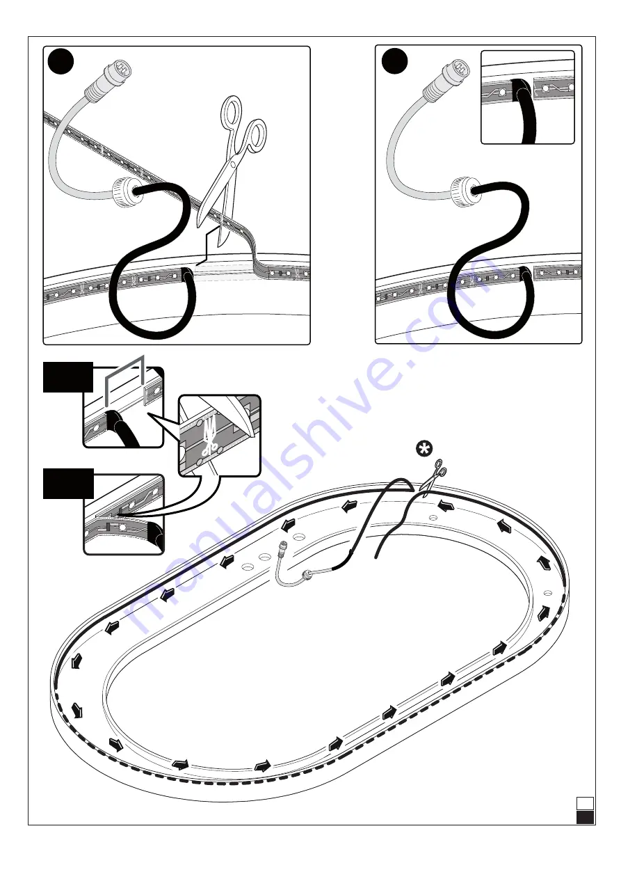 Jacuzzi Corian Aura Corner 140 Installation Manual Download Page 9