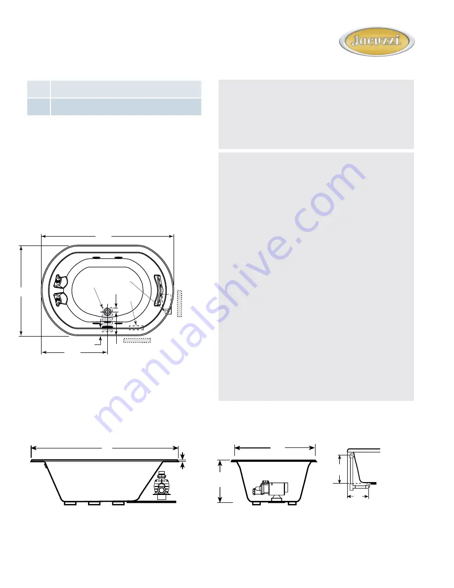 Jacuzzi Duetta 6042 Скачать руководство пользователя страница 2