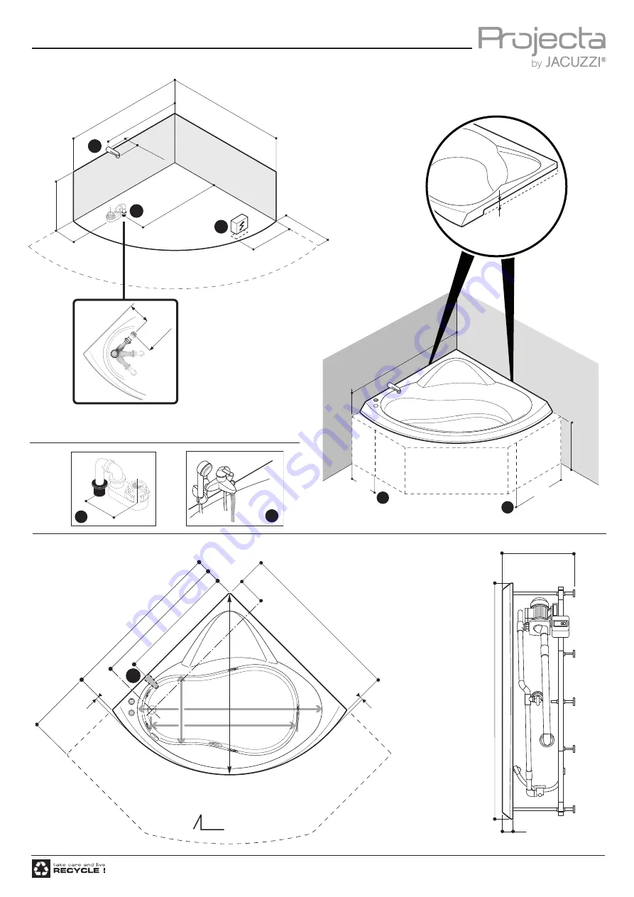 Jacuzzi Projecta BROADWAY Скачать руководство пользователя страница 22