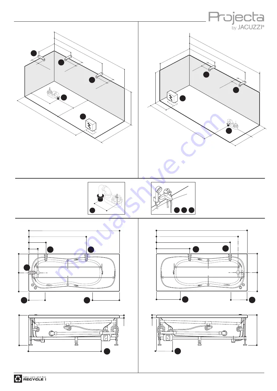 Jacuzzi Projecta SOHO SX Скачать руководство пользователя страница 18