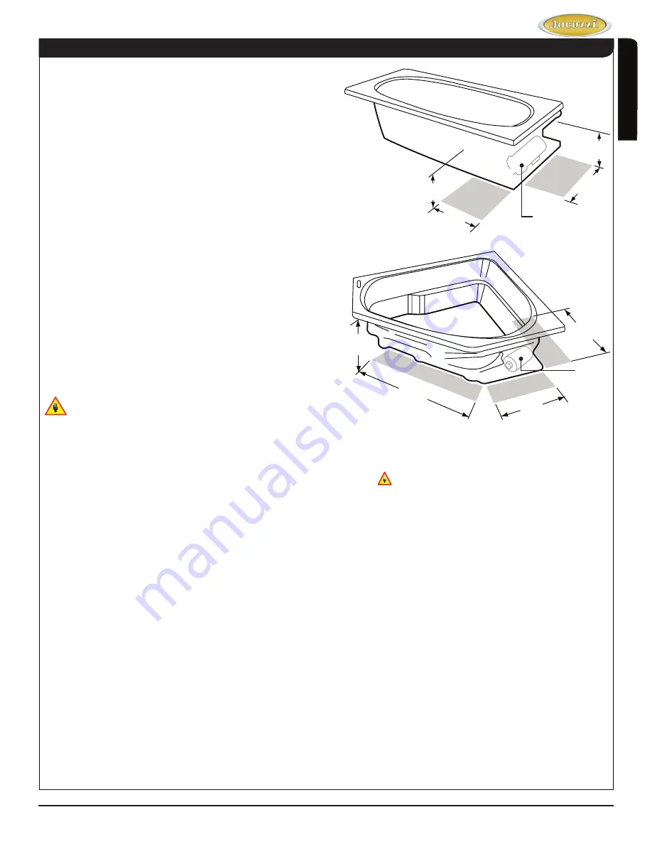 Jacuzzi PURE AIR BATH SERIES Installation And Operation Instructions Manual Download Page 47