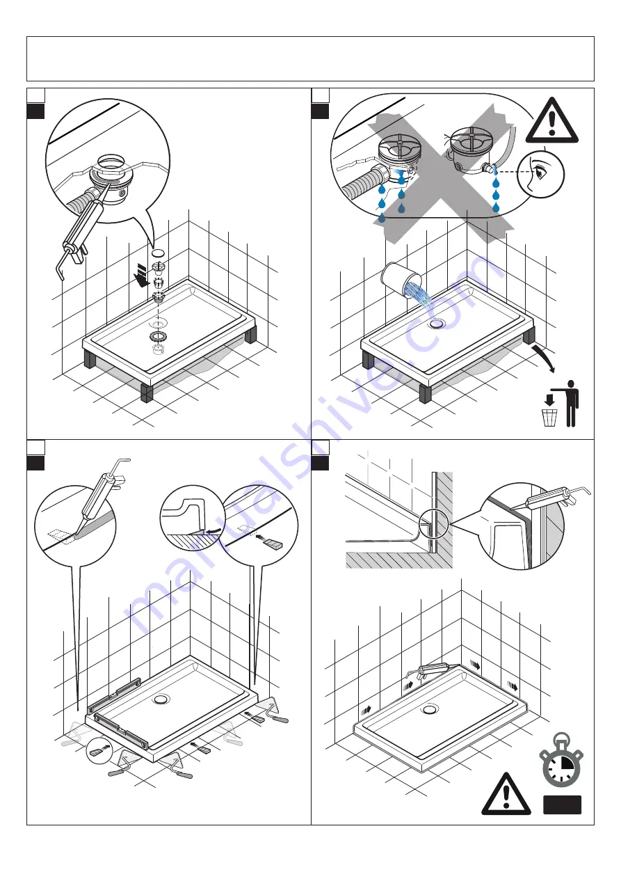 Jacuzzi The Essentials 100x80 Preinstallation, Installation, Maintenance Download Page 17