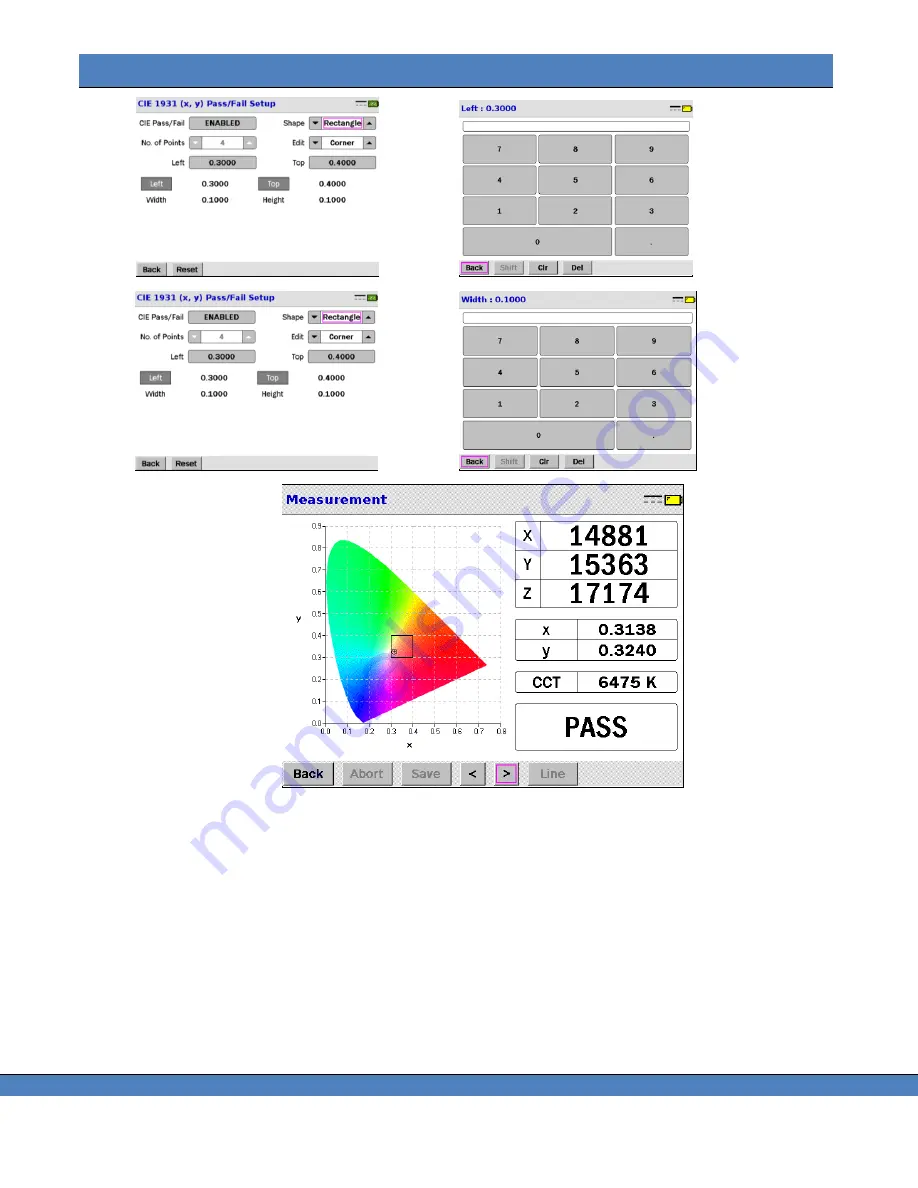 Jadak Photo Research SpectraScan PR-7 Series User Manual Download Page 75