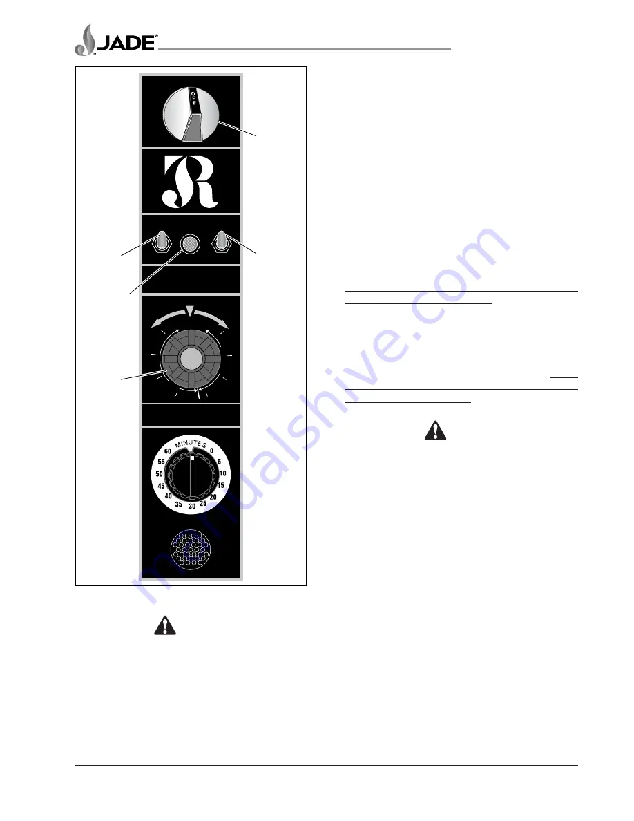 Jade JTRH Series Installation & Operation Manual Download Page 15