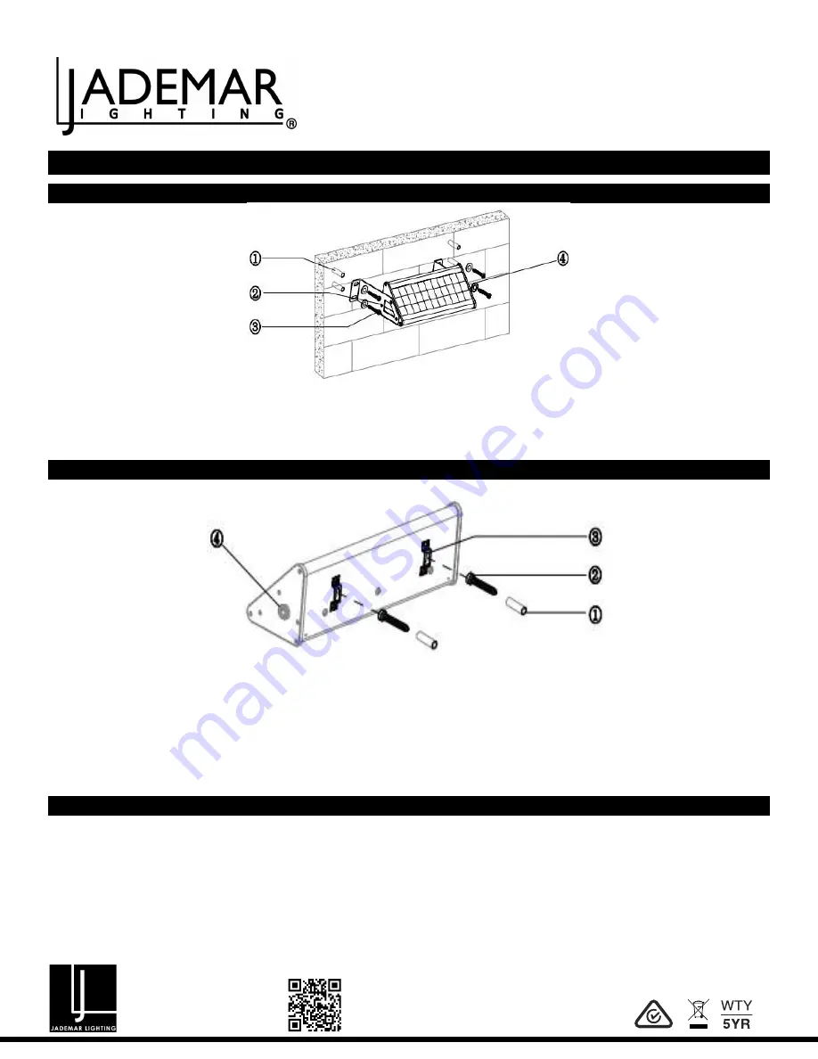 JADEMAR LIGHTING JSLCT-SOL Series Скачать руководство пользователя страница 2