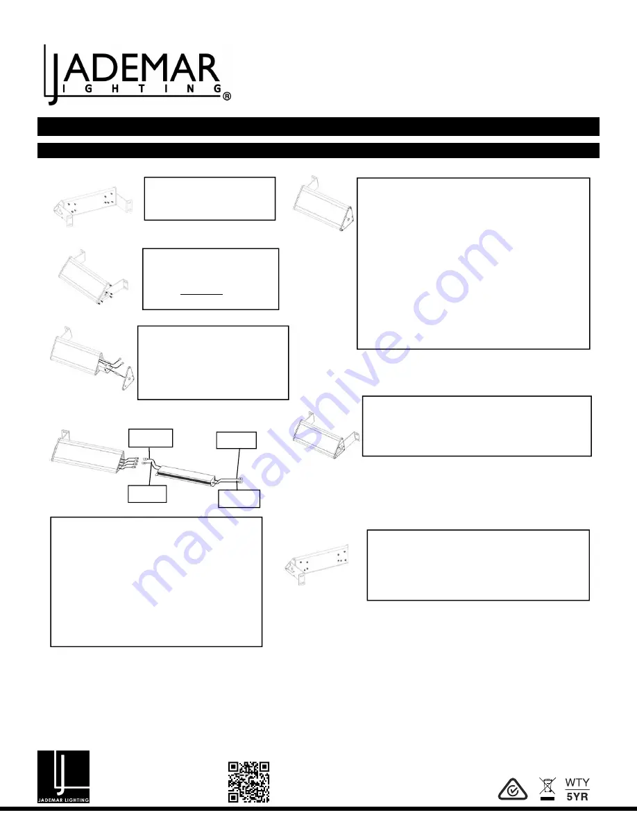 JADEMAR LIGHTING JSLCT-SOL Series Скачать руководство пользователя страница 3