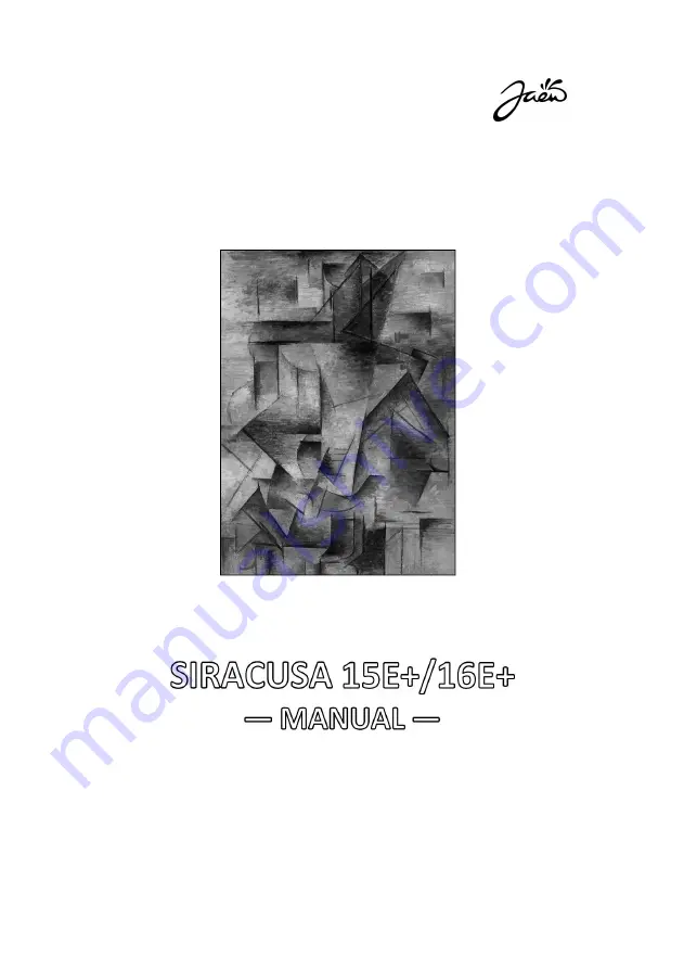 Jaen Siracusa 15E+ Manual Download Page 1