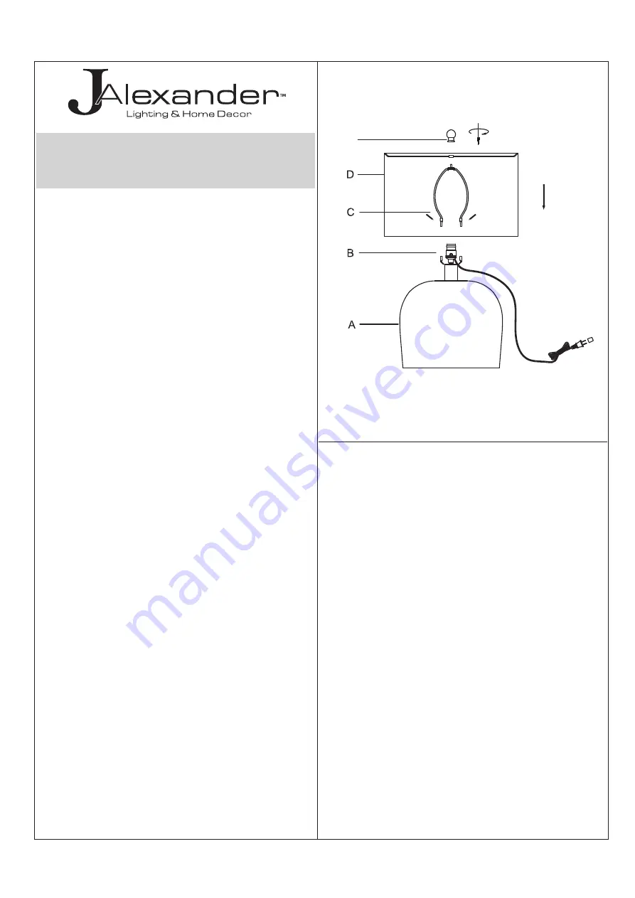 JALEXANDER JAE0348 Quick Start Manual Download Page 3