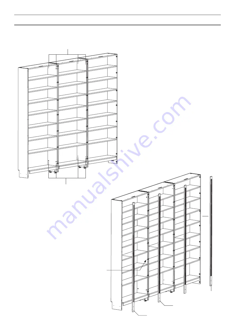 jali Bookcase-Multi Assembly Instructions Manual Download Page 8