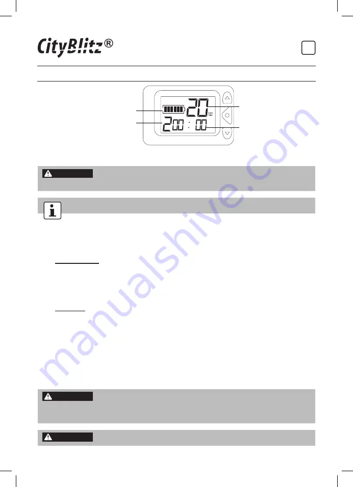 JAM Trend CITYBLITZ CB050 Original Instructions Manual Download Page 40