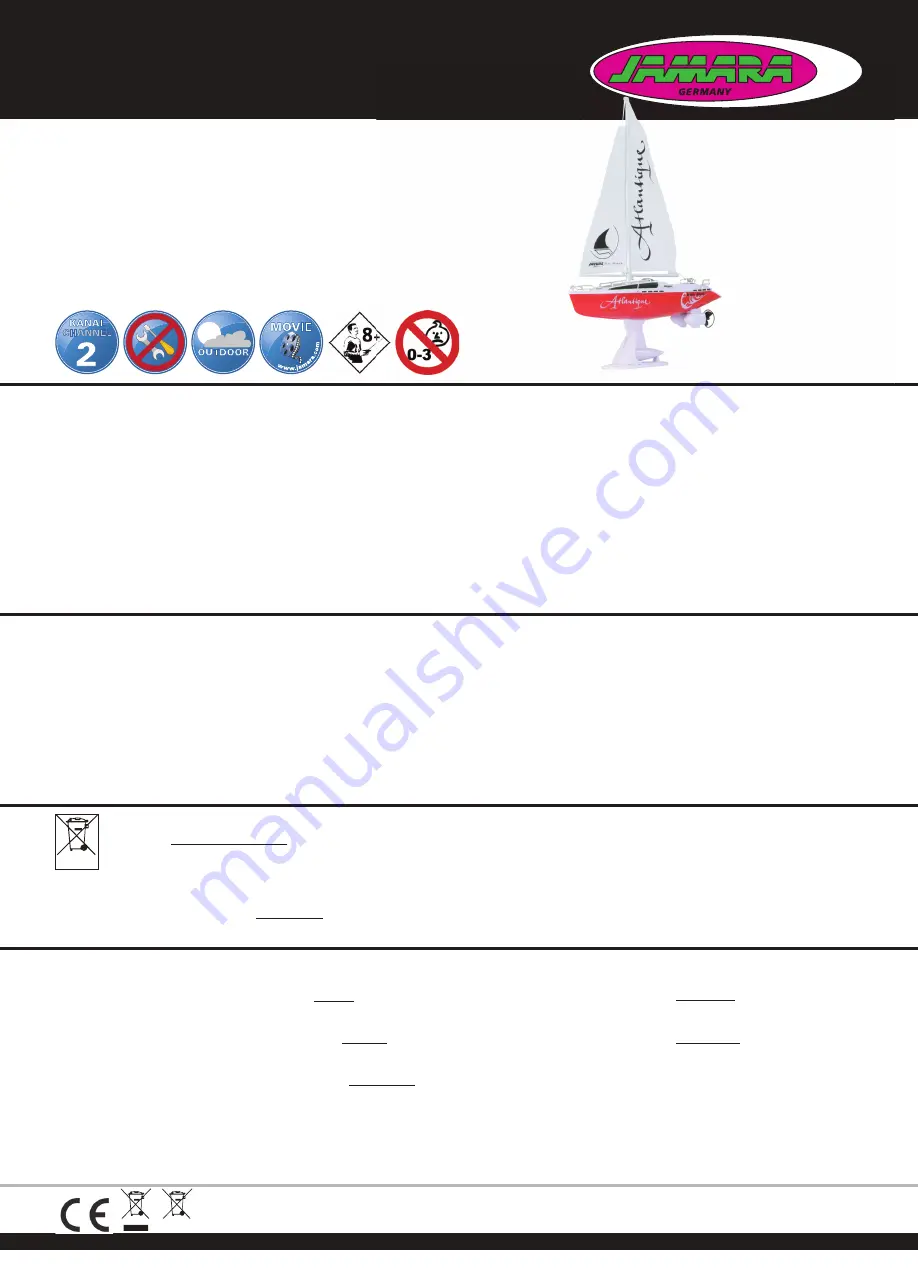 Jamara Atlantique Скачать руководство пользователя страница 1
