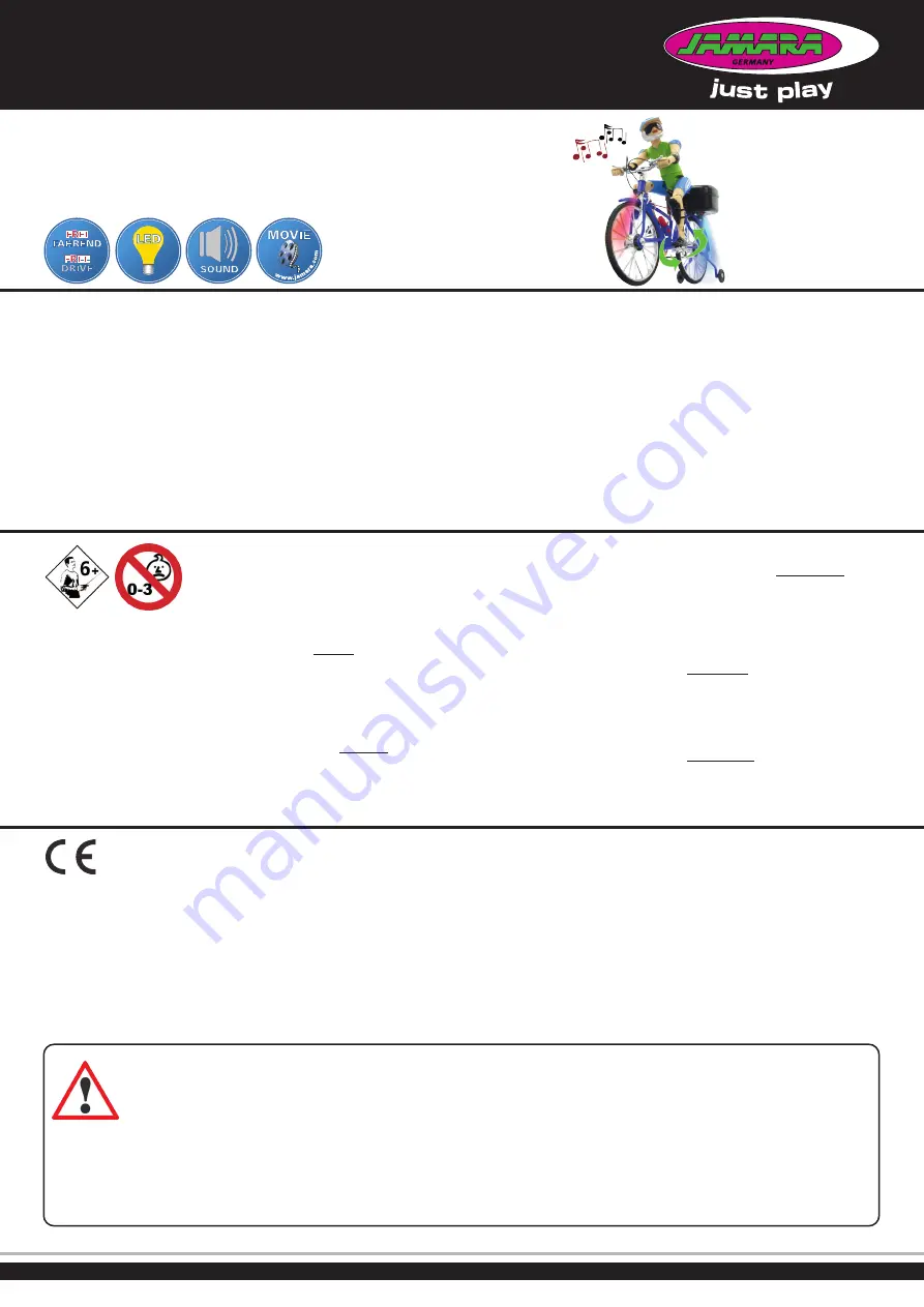 Jamara Fahrrad Скачать руководство пользователя страница 1