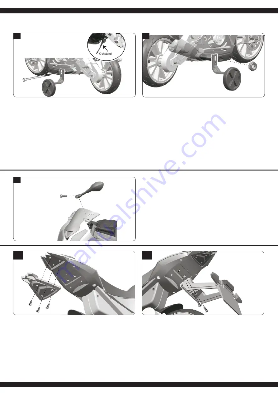 Jamara Ride-on Motorrad BMW S1000RR Instruction Download Page 4