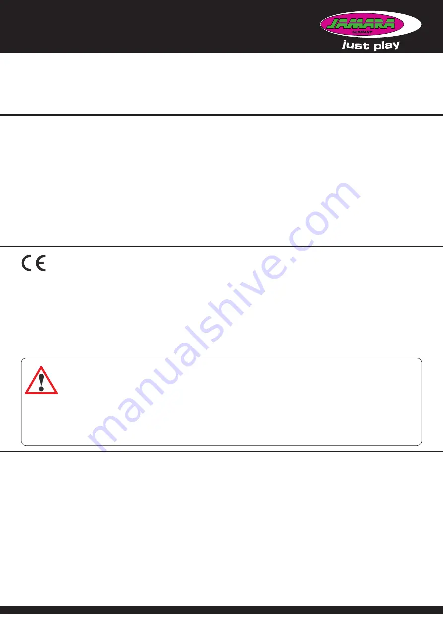 Jamara Rideon Instruction Download Page 1